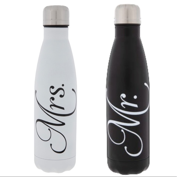 Hobby Lobby Kitchen Mr Mrs 6 Oz Water Bottles Poshmark